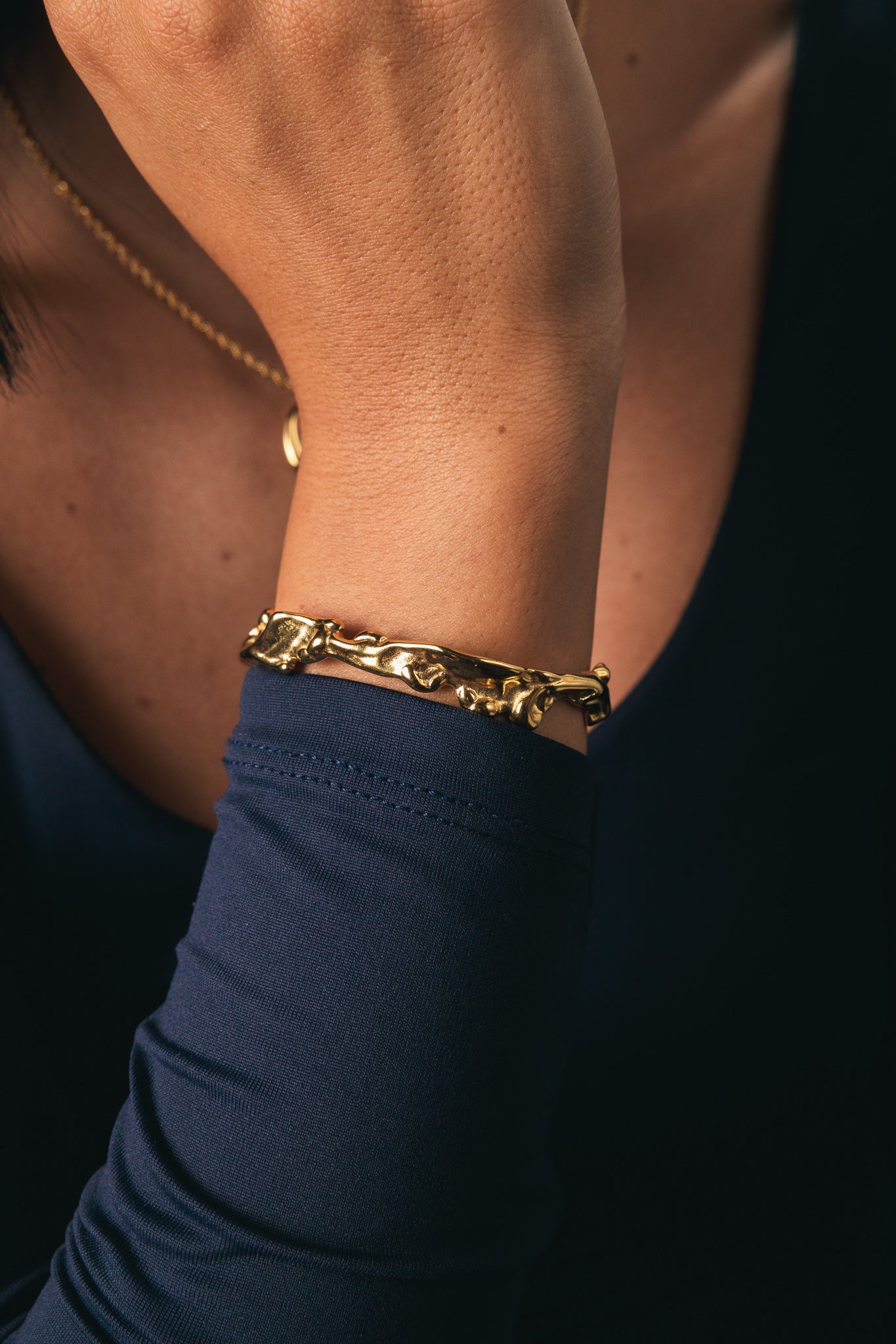 Bracciale Rigido Lauris Donna Indossato