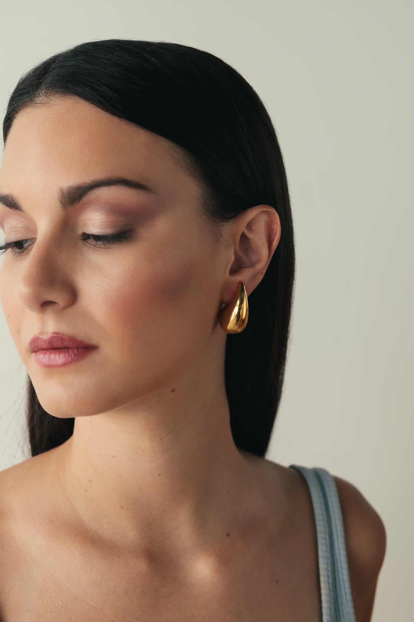 COPPIA ORECCHINI A GOCCIA GRANDE