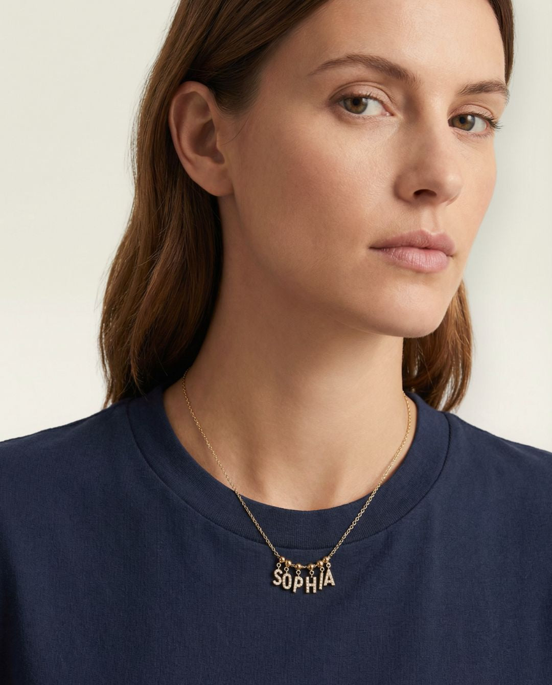 Charm Lettera A Indossata