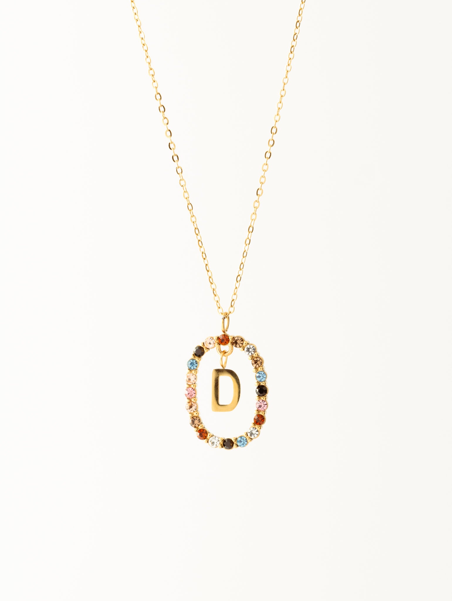 COLLANA CON LETTERA D