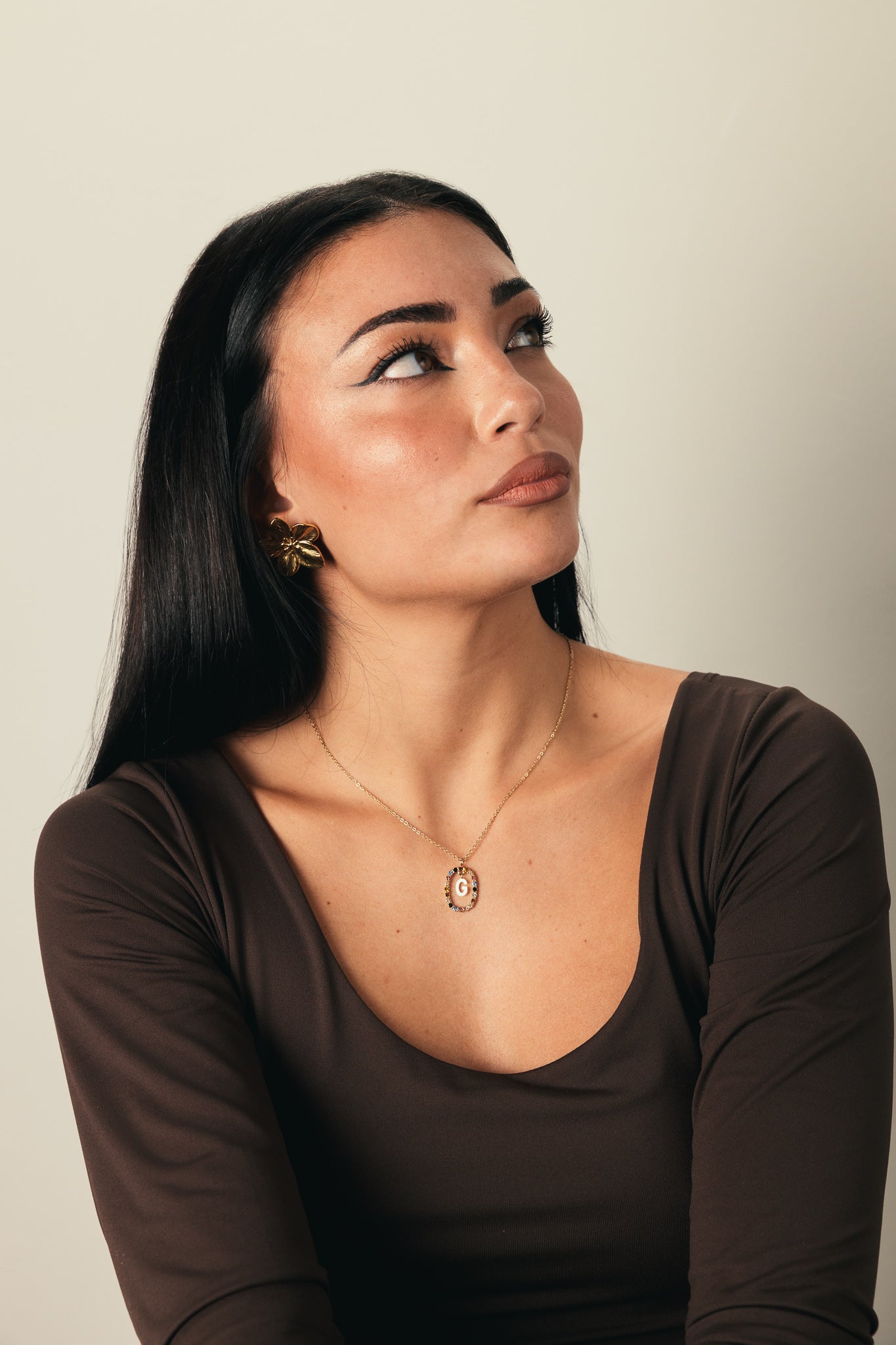 COLLANA CON LETTERA G