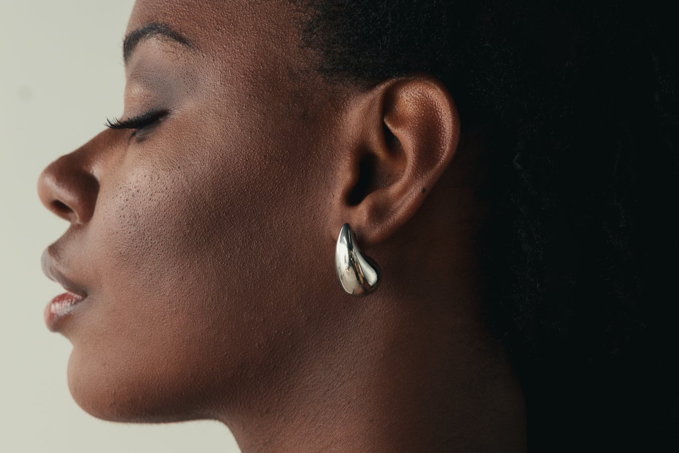 COPPIA ORECCHINI A GOCCIA GRANDE