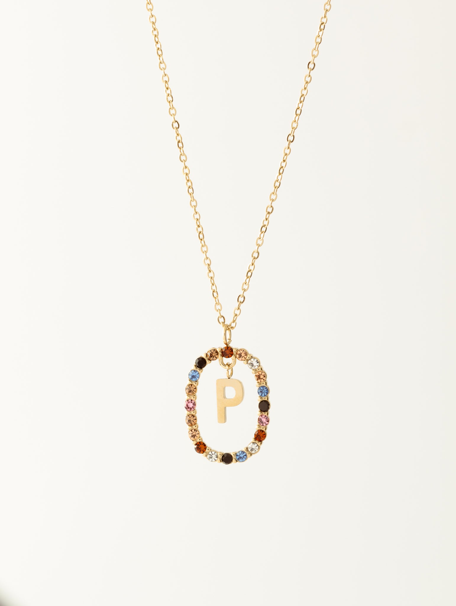 COLLANA CON LETTERA P